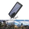 IP68 Waterproof Case for Samsung Galaxy S26 Ultra, Redpepper, Black