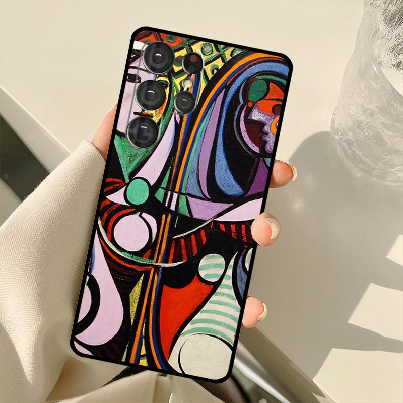 Picasso Abstract Art Painting For Samsung Galaxy S23 S22 Ultra S21 S20 FE S8 S9 S10 Note 10 Plus Note 20 Ultra Phone Case