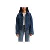 Levi's Women's Reversible Padded Bubble Trucker Jacket Dark Wash A5997-0000