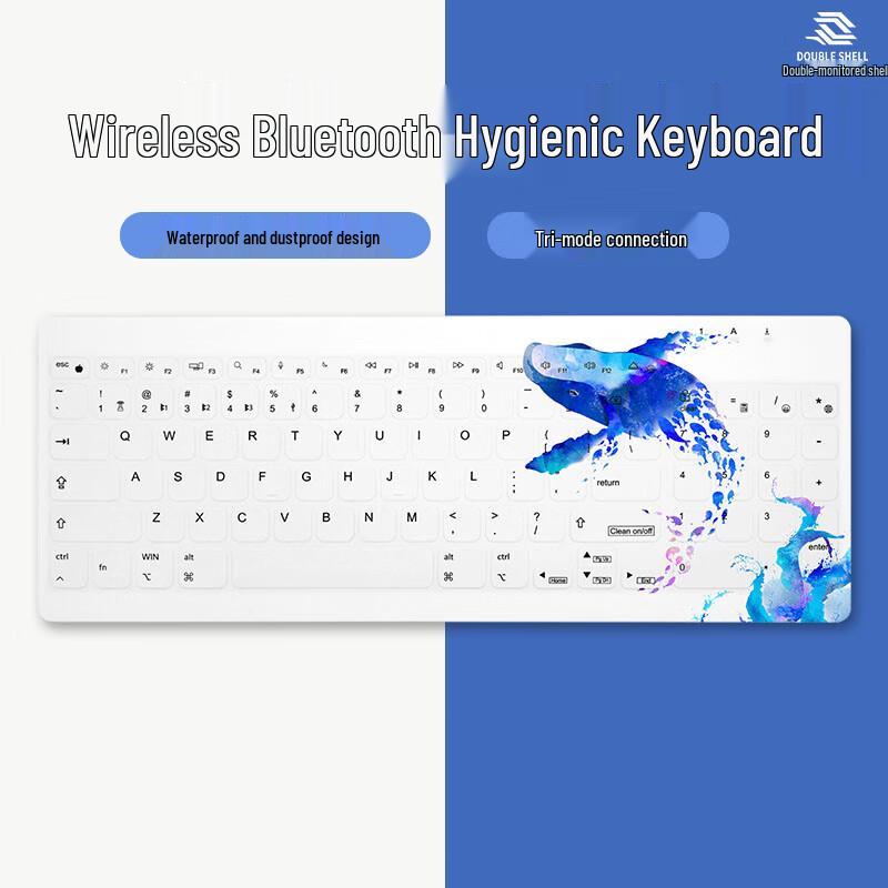 Double Shell C96 Tri-Mode Multi-System Silent Keyboard