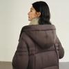 Aolilai Chen Duling Women's Detachable Hooded Long Down Jacket