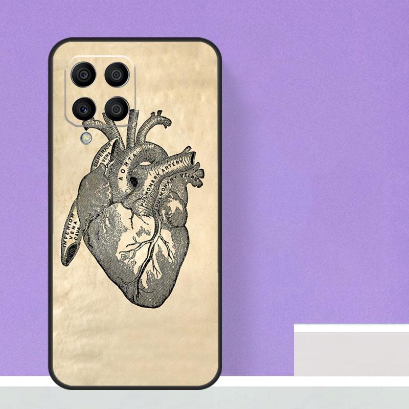 Anatomical Heart Anatomy For Samsung Galaxy M21 M51 M12 M32 M52 M13 M23 M33 M53 M34 M54 M30s M31s M15 M55 M20 Case