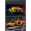 1/24 Lambos Countach LPI800-4 Supercar Alloy Model Diecast Sound Super Racing Lifting Tail Hot Car Wheel Gifts