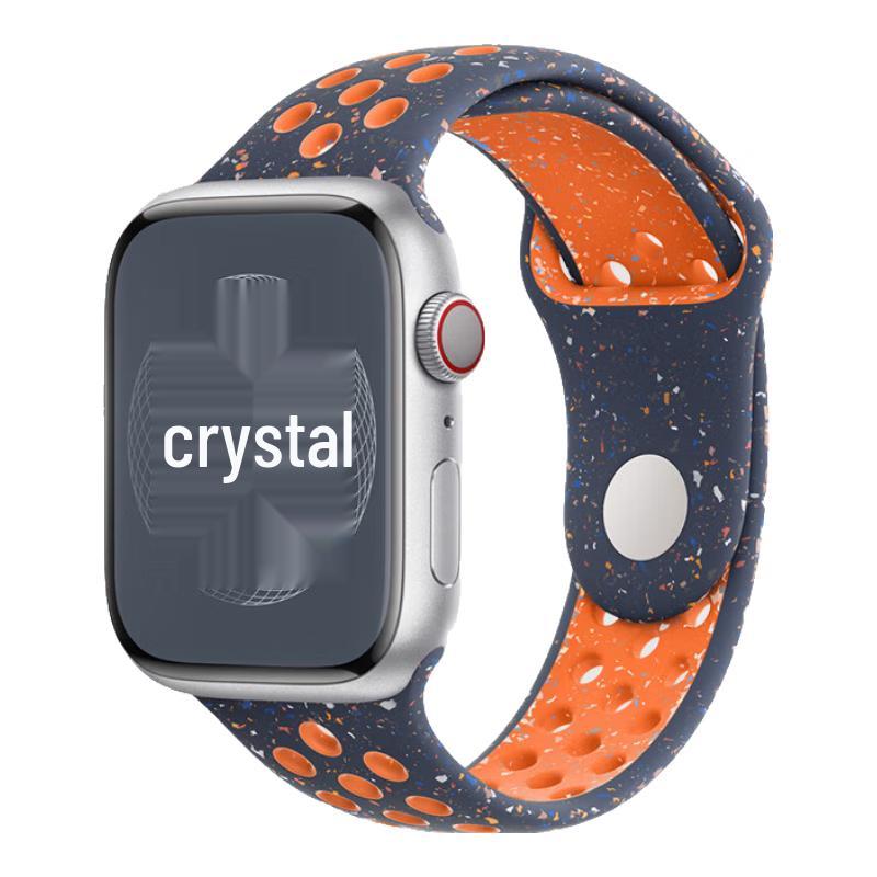 Силиконовый ремешок Mash Sport для Apple Watch 44/45/46/49mm