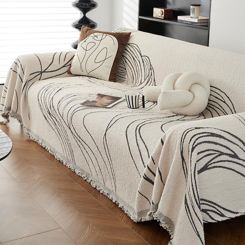 Sofa Towel Plush Yarn Sofa Cover Cloth High-Grade One-Piece Sofa Blanket All-Inclusive Sofa Cover Dust Cover