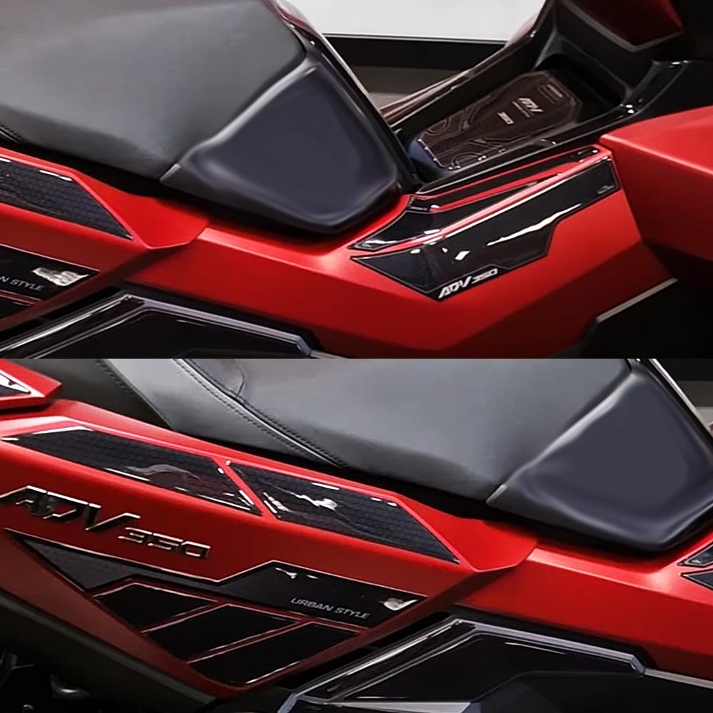 adv 350 accessories Motorcycle 3D Epoxy Sticker Protection Kit Tank Pad Anti Scratch Decal Non-slip For HONDA ADV350 2022 2023