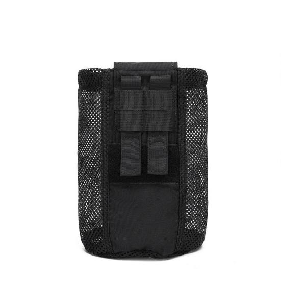 Taktiksel Su Şişesi Kılıfı Taşınabilir Hafif Ağır Hizmet Dış Mekan Aktiviteleri Seyahat Balıkçılık Avcılık Yürüyüş Katlanabilir Su Şişesi Tutucu File Çanta