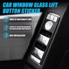 Car Window Glass Lift Button Sticker Switch Panel Styling for Mercedes Benz A B C Class W204 W212 GLA GLK CLA GL ML GLE
