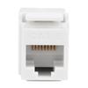 3pcs 180 degrees  Module Category 6 Unshielded 10 Gigabit Networks Information Connector Socket