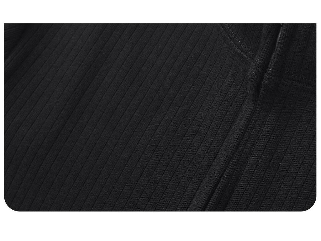 Women's Black Bodycon Inner Dress - Sexy Spring, Summer, Autumn Overcoat Base 2025