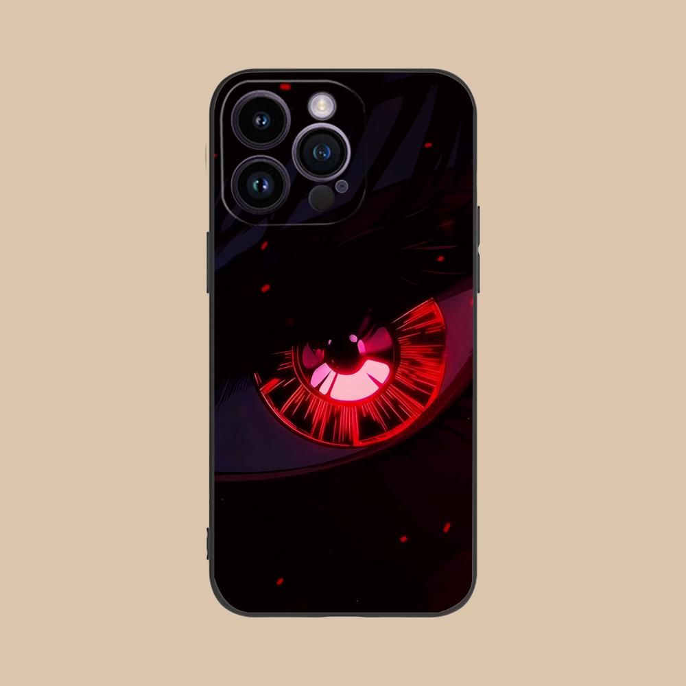 Anime Eyes Phone Case for iPhone 17 16 15 14 13 12 11 X XR XS 8 7 Air Pro Max Plus Mini Soft TPU Shockproof Cover