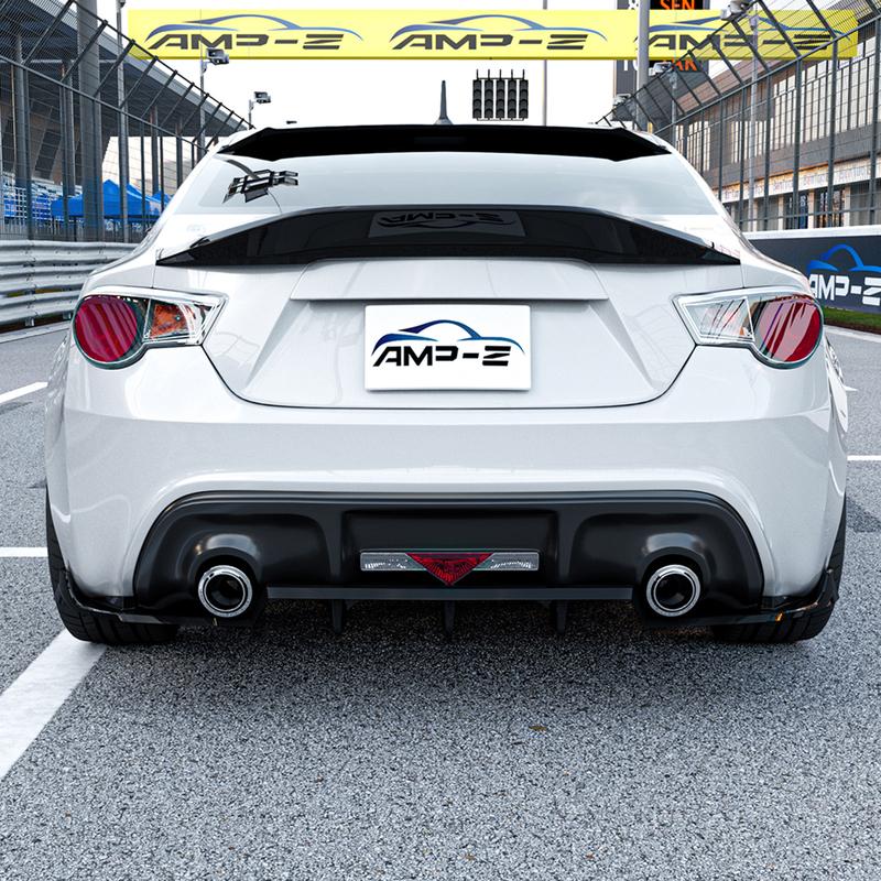 For Toyota GT86 Scion FR-S FRS 2013-2016 Subaru BRZ 2013-2021 Rear Bumper Diffuser Lip Boot Spoiler Splitter Bracket Protector