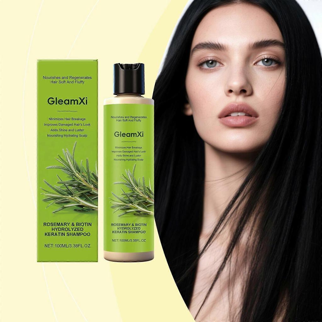 Gleamxi Rosemary Hair Care Shampoo - Cleanses Scalp, Adds Shine, Moisturizes, And Smooths Hair