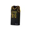 Jersey NBA Lakers City Edition Basketball Jersey Men's Black Yellow AJ6432-011