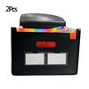 Pockets Accordian File Folder Expanding File Organizer Filing Box Multicolored Paper/Bill/Receipt/Document Holder Bag A4
