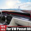 Car Dashboard Cover Mat For Volkswagen VW Passat B8 2015 2016 2017 2018      Trument Carpets Accessories