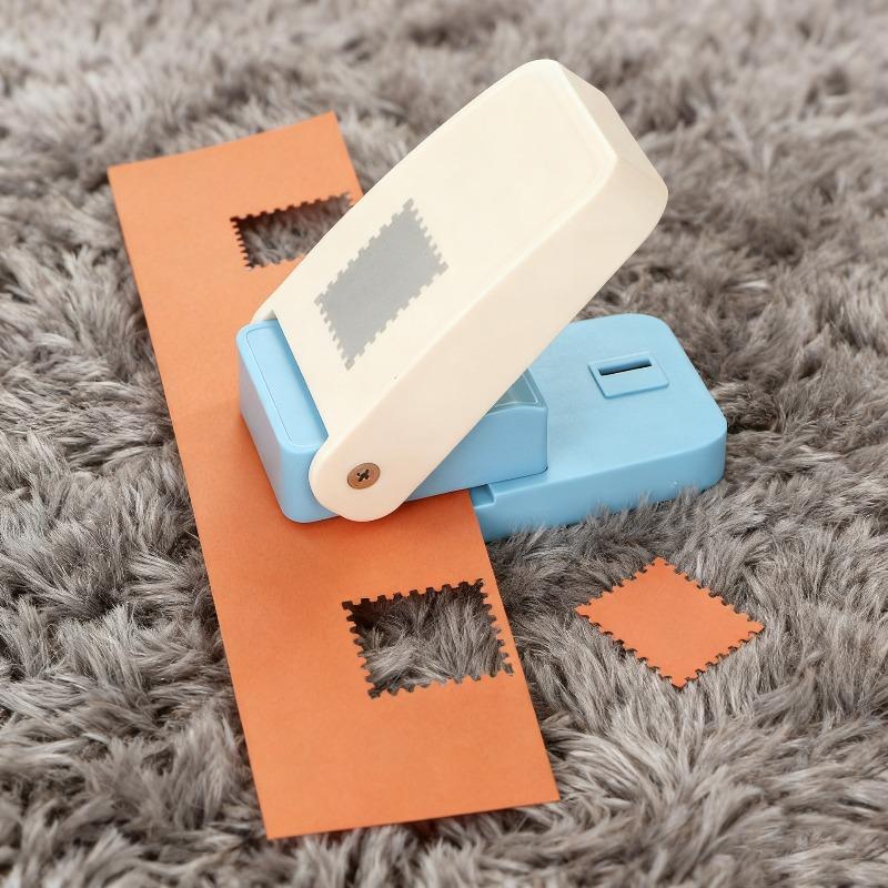 Lever Action Embossing Postage Stamp Punch Tool for Paper Crafting Scrapbooking Card Making DIY Art Supplies Craft Enthusiasts