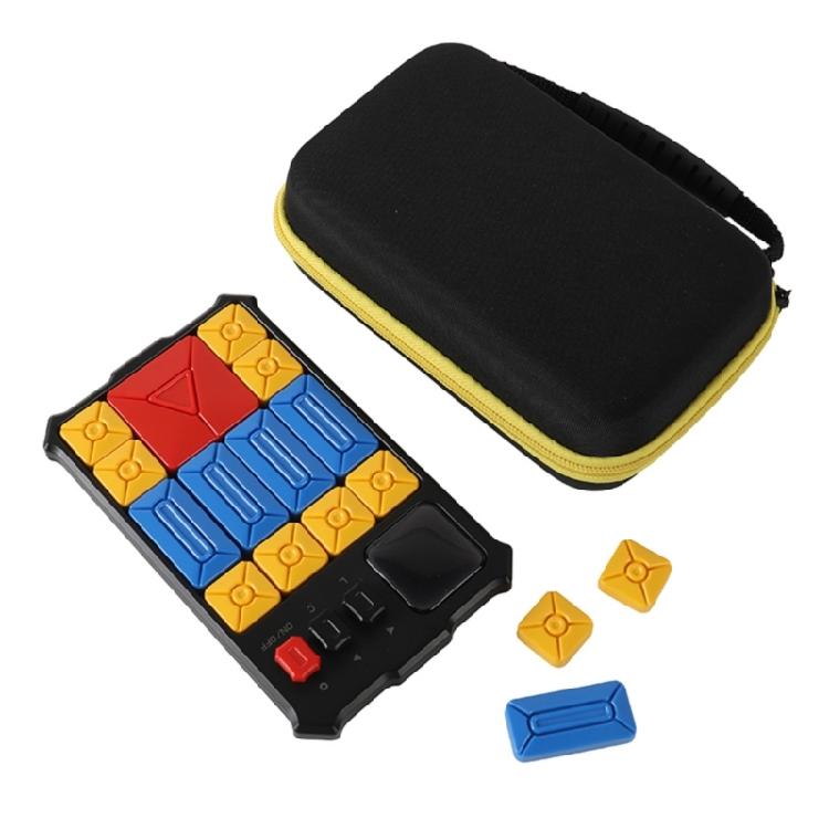 Educational Game Carrying Case Box With Interlocking Compartments And Carry Handle For Educational Toys Kids Adults Use