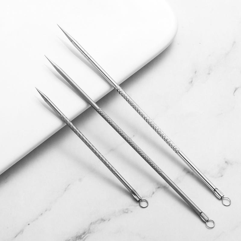 Metal Blackhead & Acne Extractor Tool Set