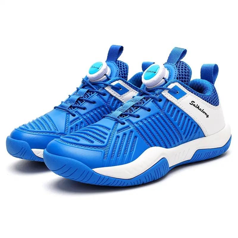 New Color Blue Adult Fencing Shoes Non Slip Indoor Breathable Fencer Sneakers Size 31-45 Men Women Table Tennis Badminton Shoes