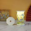 Portable Foldable Paper Lamp Travel Gifts Rechargeable Dimmable Folding Table Lamp Night Light Home Decor Bedroom Living Room