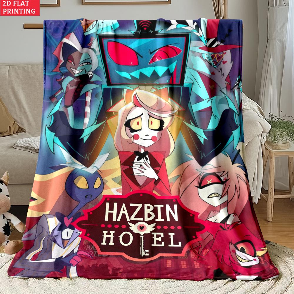 Anime Thin Flannel Blanket for Bedrooms,Living Rooms,Sofas Blankets,Offices,Lunch Breaks,Picnics,blankets Fluffy Blanket