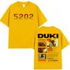 Rapper Duki 5202 MIXTAPE Merch Tshirt Unisexs Women Clothing Cotton Oversized Tshirts Fashion Hip Hop Short Sleeve T Shirts Tops