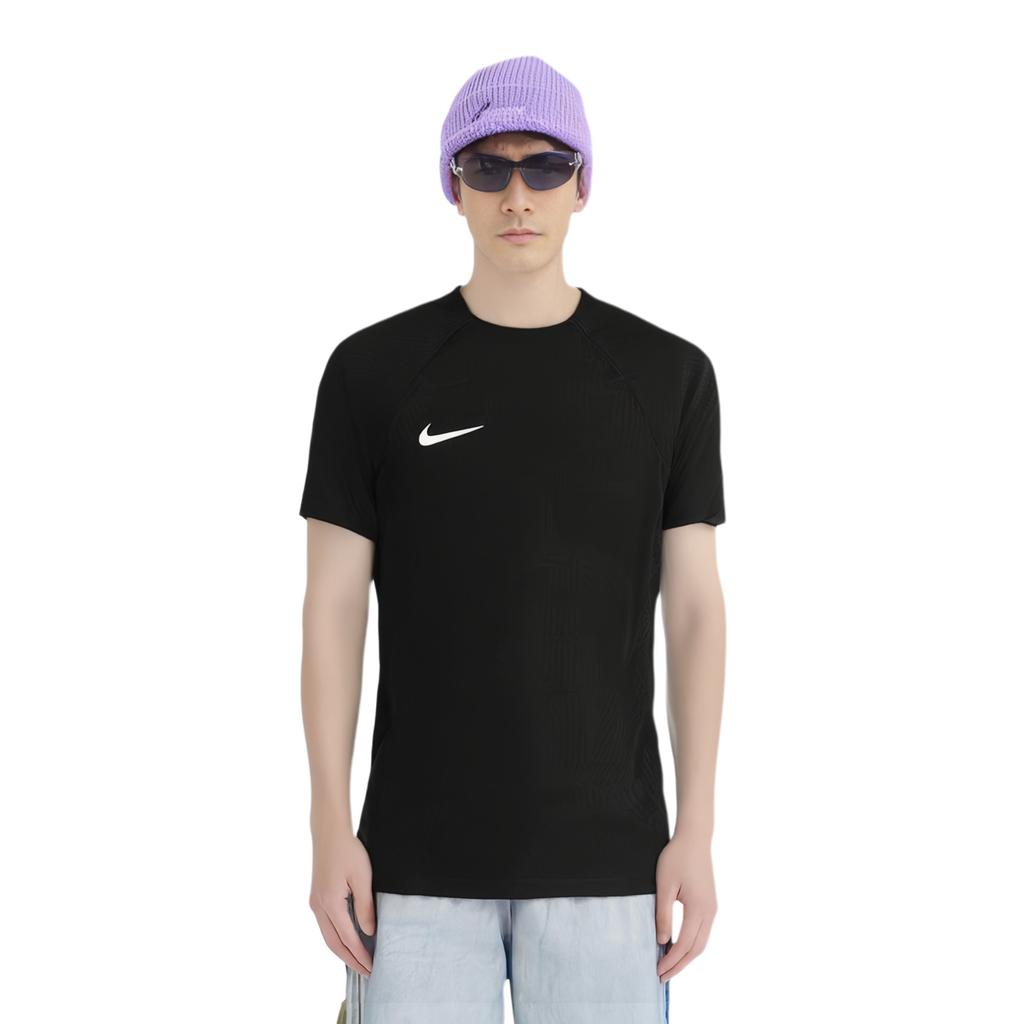 Nike Maillot de Football à Manches Courtes Séchage Rapide Échauffement Hommes tops Noir DR0668-010