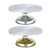 Revolving Cake Stand Professional Aluminum Alloy Turntable for Cupcakes Pastries Decorations Home Baking Tool A0KF