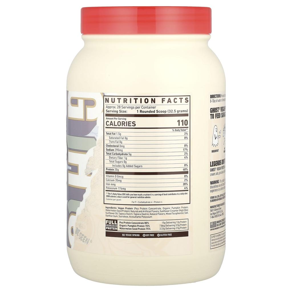 Vegan Protein, Pancake Batter, 910G (2Lb)