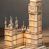 Japanese Instruction Manual Robotime 3D Wood Puzzle Ornament Series Tsukurunsu® [Official sales/Japanese Included] (Big Ben)