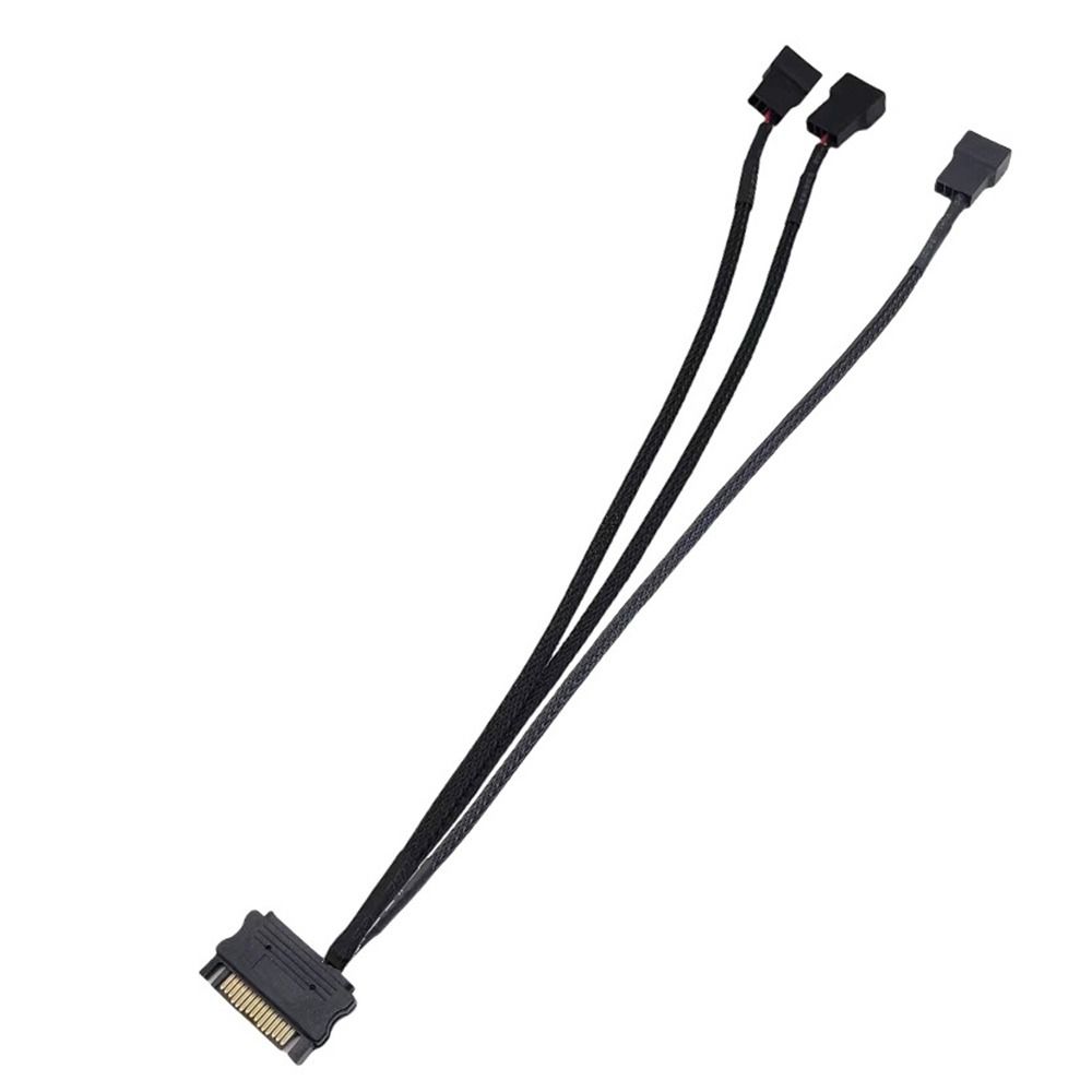 24AWG Power Cord 3Pin/4Pin 4-Pin Connector Professional SATA to 4pin Computer Cooling