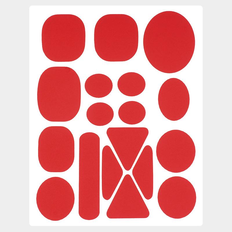 1Set Self-Adhesive Clothing Repair Patches Assorted Shapes Universal Durable Fabric Fixes For Down Jackets And Garments