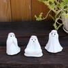 Ghost Figurine Ghost Halloween Figurine 3 Pieces Resin Decorations Festive Sculpture For Table Home Desk Birthday Shelf