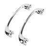 1 Pair Chrome Interior Door Pull Handle Universal LWH106 Wearproof Inside Door Handle Replacement for Classic Cars Tudor