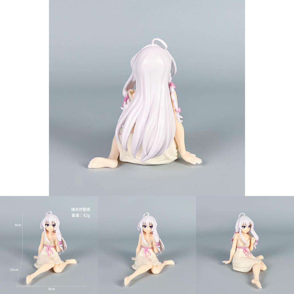 Wandering Witch The Journey Of Elaina Anime Sleepwear Pvc Model Toy With Assembly For Gift Collectors And Display