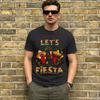 Lets Party Fiesta T Shirt Unisex Cotton Novelty TShirt Round Neck Tee Shirt Short Sleeve Clothes Unique