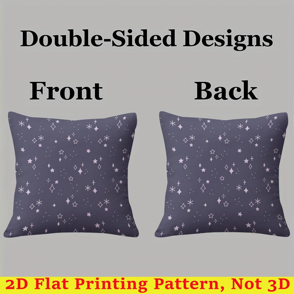 Twinkle Sky square Jacquard Pillow Cover for Sofa Office Waist Cushion Cover Home Decorative Pillowcase