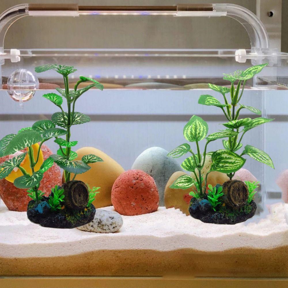 

Simulation Artificial Water Plants Lifelike Underwater Grass Fake Water Plants Landscaping Style D