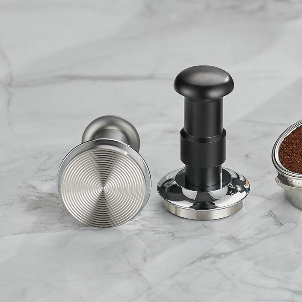 Verstellbarer Kaffee-Impact-Tamper Edelstahl Espresso-Kaffee-Tamper Barista-Werkzeuge