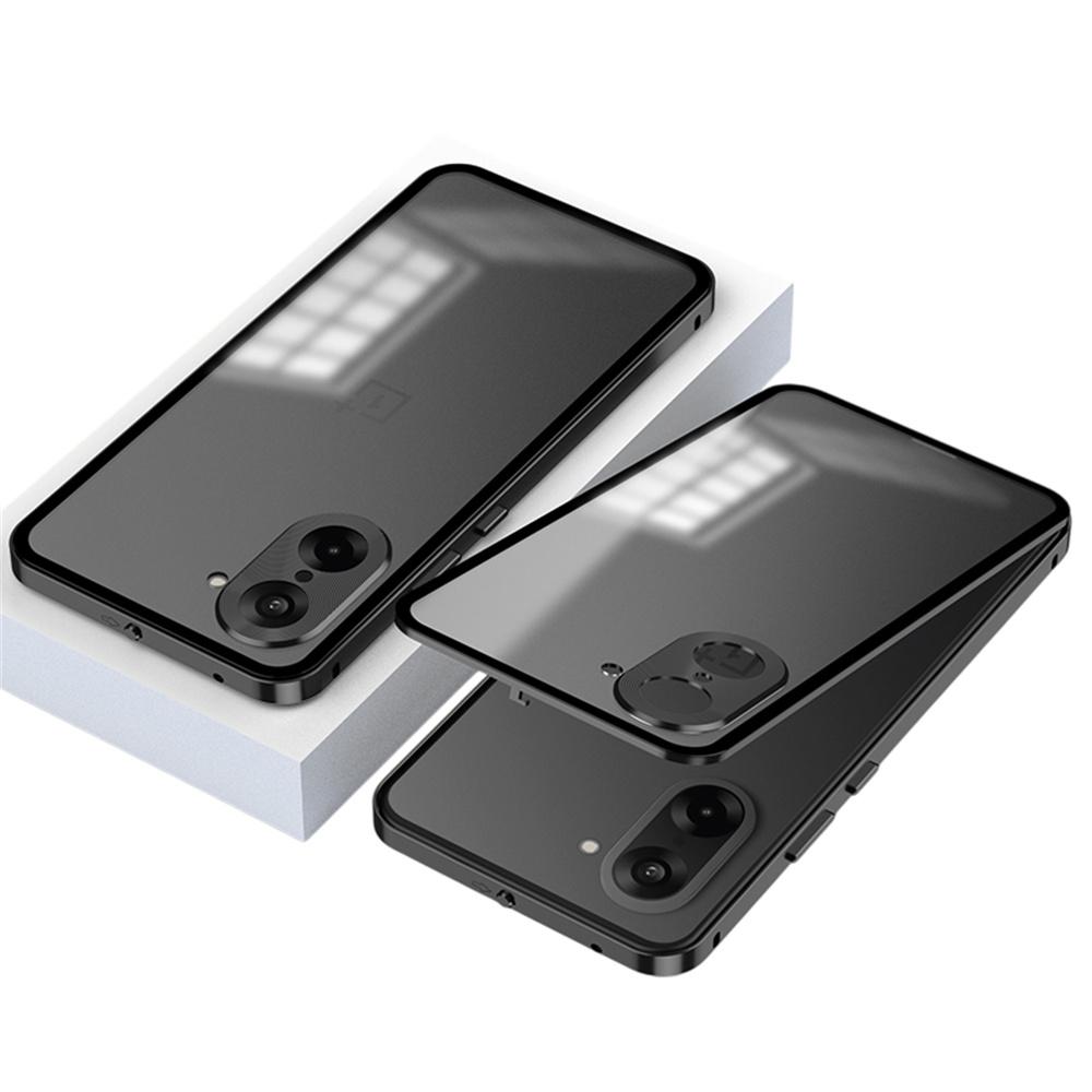 Matný kryt pro OnePlus Nord CE5 5G/Ace 5 Racing 5G z hliníkové slitiny + PC, kryt na telefon s vyskakovacím zacvakávacím zámkem