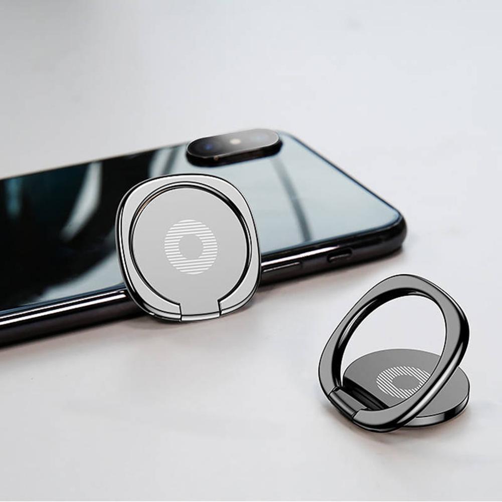 360-degree Rotation Mobile Phone Holder Metal Mobile Phone Stand Ring Buckle Car Mobile Phone Bracket Rotable