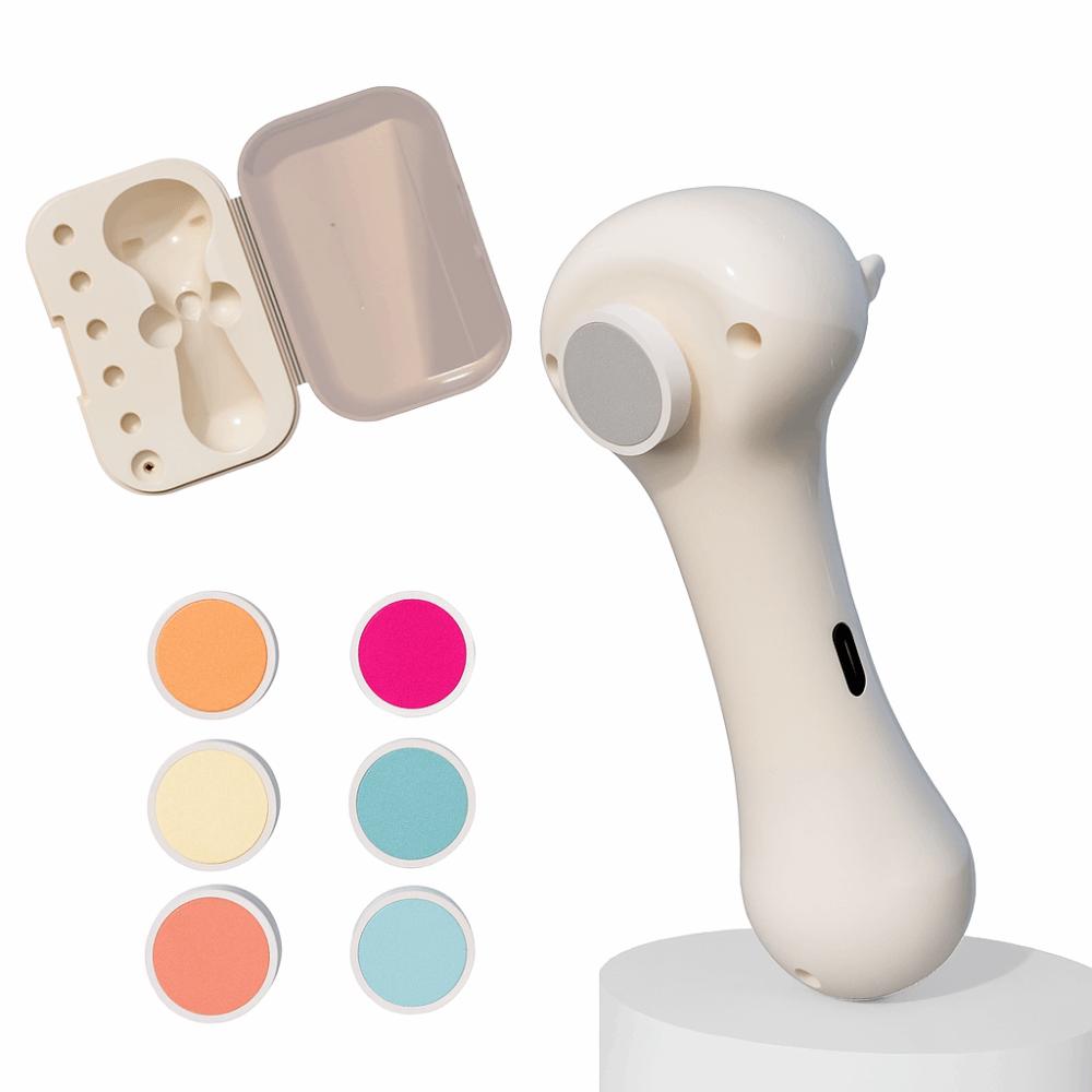 Low Noise Electric Parrot Nail Trimmer USB Charging Anti-Pinch Pet Nail Grinder Polisher Wheel with 6 Grinding Heads