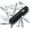 Victorinox Huntsman Swiss Army Knife Black 15 Functions Compact Multi-Tool for Camping Hiking Emergency Preparedness