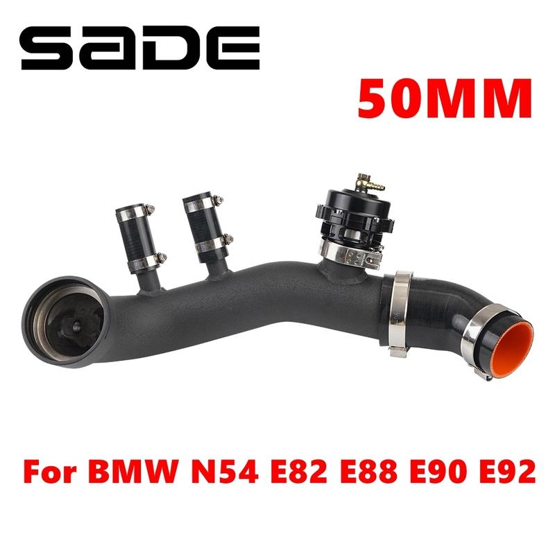 Air Intake Turbocharge Pipe Kit 50MM Pressure Relief Valve For BMW N54 E82 E88 E90 E92 135i 335i Car Engine Parts