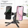 4S Auto Show & Outdoor Photography Tripod: Dual Phone Stand for Live Streaming and Desktop Shooting