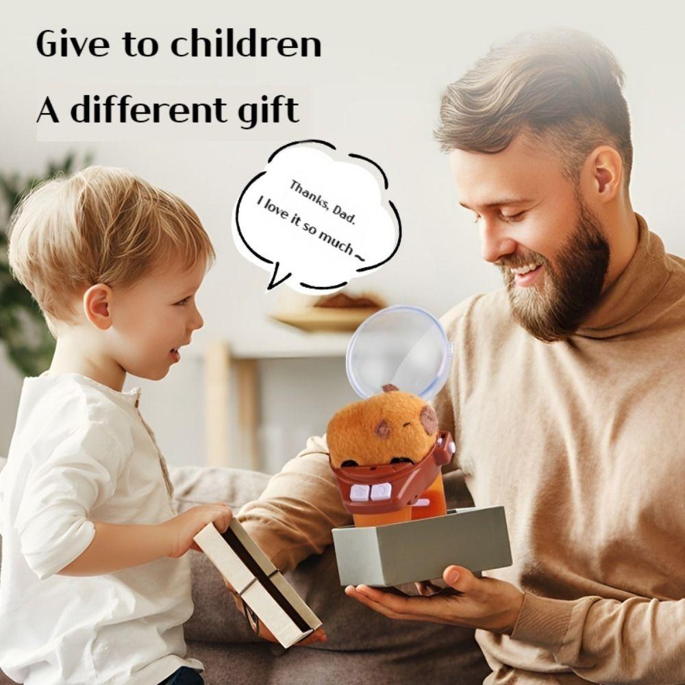 Kapibara Kreskówkowy Zegarek 3D Elektryczna Zabawka Ładowanie przez USB Zabawki Wyścigowe Królik dla Dzieci/Studentów Prezent