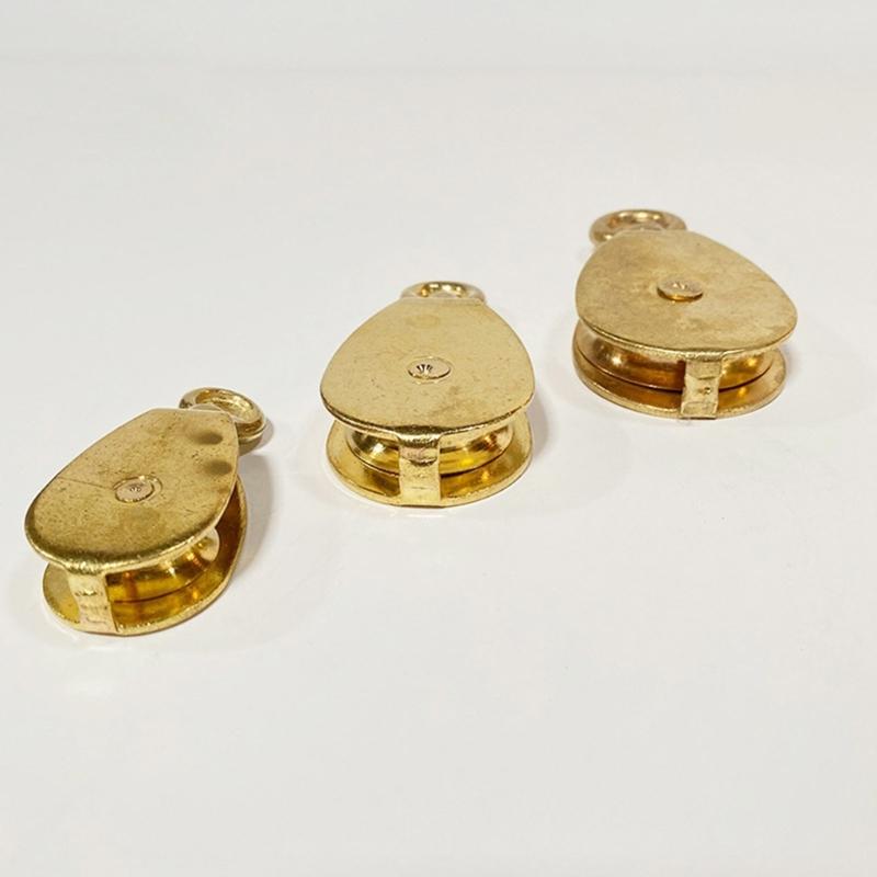 Marine Grade Copper Pulley Sheave Wheel Suitable for Sailboats and Fishing Vessels Corrosion Resistant Heavy Duty Design