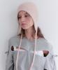 Laenilaeni Angora Strap Bonnet Beanie - Angora Strap Beanie [ Kitten Pink ]