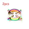 2Pcs Edelstahl Nicht Stechende Nippel Klemmen Ring Sexy Schmuck Dekoration Stimulieren G Punkt Schmerzlos Erwachsene Sex Spielzeug für